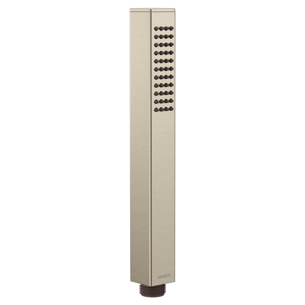 Polished Nickel Square Multi-Head Handheld Shower
