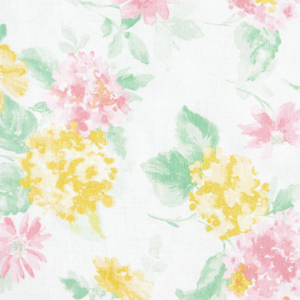 Amber Floral Pink and Yellow Cotton-Blend Placemats Set of 4