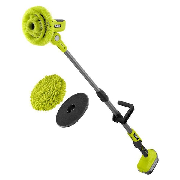 RYOBI ONE+ 18V Cordless Telescoping Power Scrubber (Tool Only