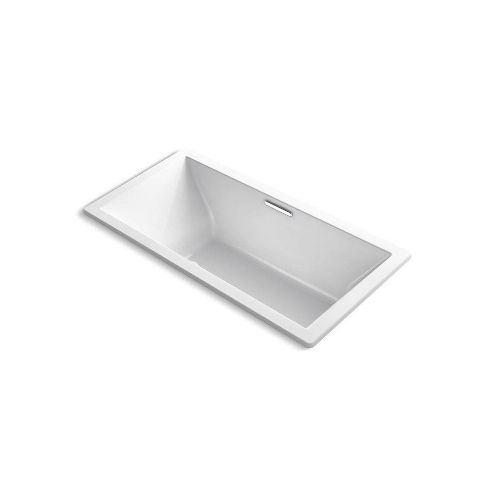 Underscore 72 in. x 36 in. Rectangular Whirlpool Bathtub with Center Drain in White price history on PriceWatchPro