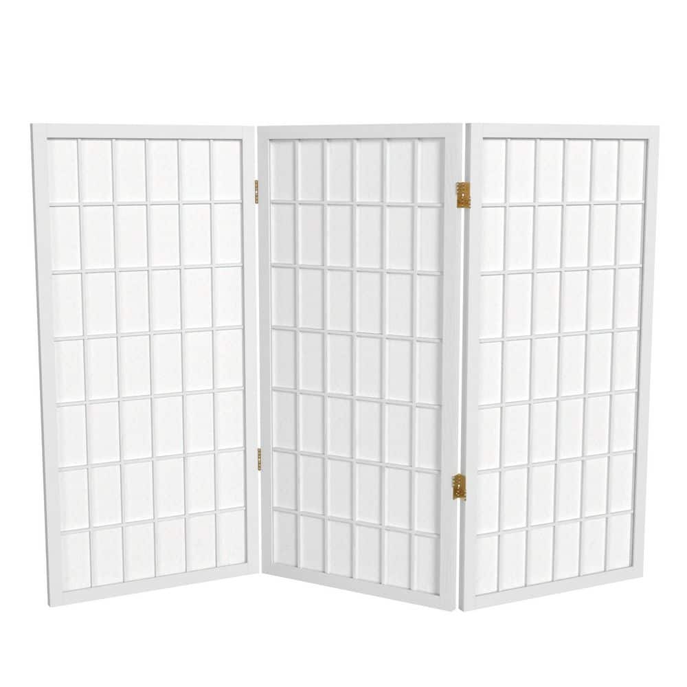 3 ft. Short Window Pane Shoji Screen - White - 3 Panels price history on PriceWatchPro