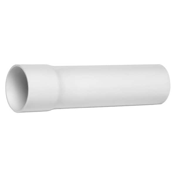 1-1/2 in. x 16 in. White Plastic Solvent Weld Sink Drain Tailpiece Extension Tube 1-1/2 in. x 16 in. White Plastic Solvent Weld Sink Drain Tailpiece Extension Tube