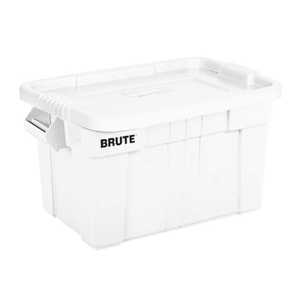 Rubbermaid Commercial Products 20-Gal. Brute Storage Bin in White