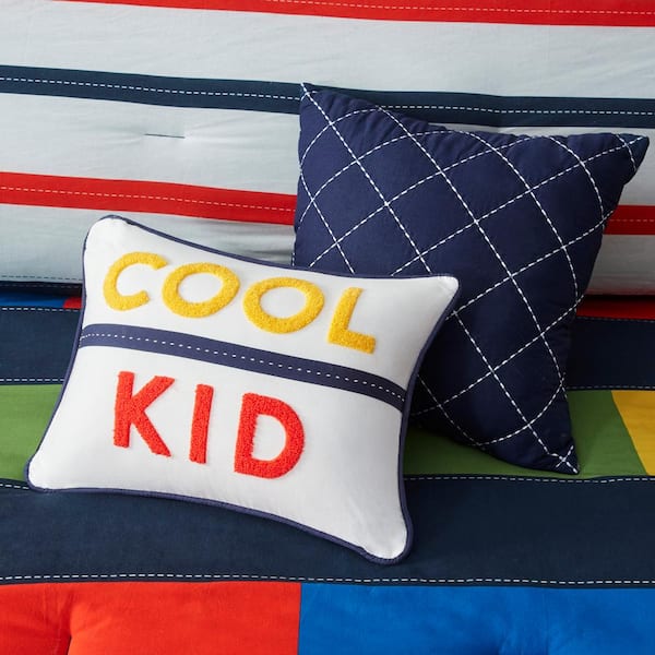 Classic Vertical Stripes Kids' Comforter Set
