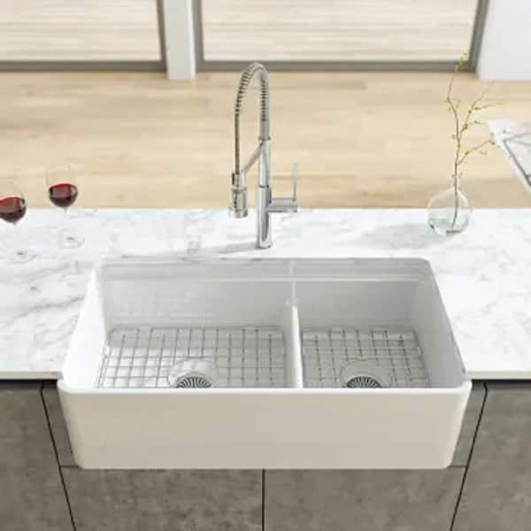 LaToscana 19 in. Grid for Large Side Fireclay Farmhouse Sink in Stainless Steel