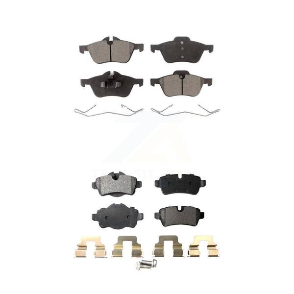 TEC Front Rear Ceramic Brake Pads Kit For Mini Cooper With 276mm Diameter Rotor KTC-100490