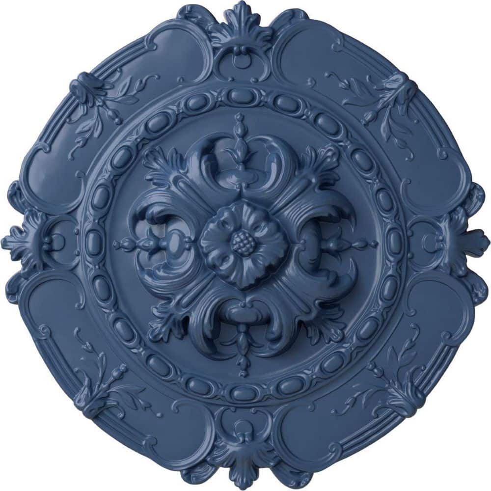 "2-3/8"" x 16-1/2"" x 16-1/2"" Polyurethane Southampton Ceiling Medallion, Hand-Painted Americana" price history on PriceWatchPro