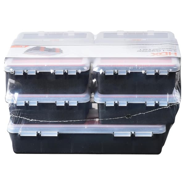 HDX - 65-Compartment 5 in 1 Small Parts Organizer