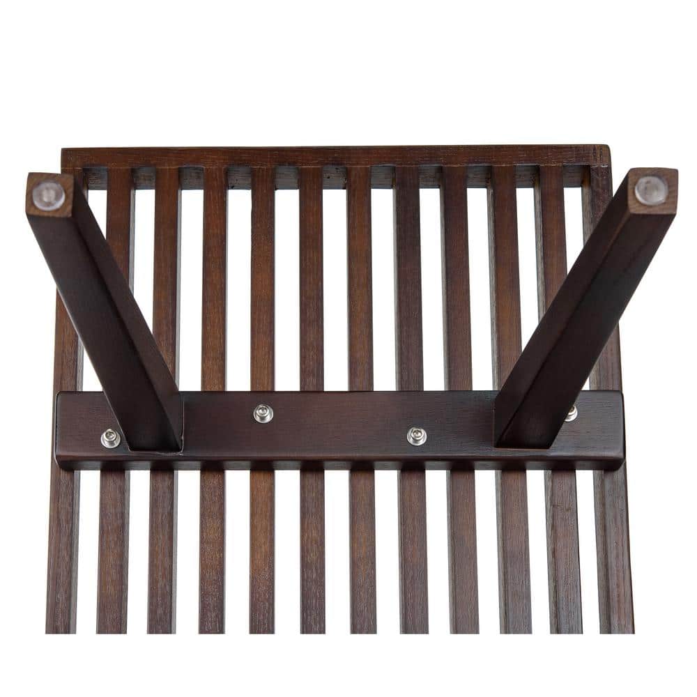 Mid-Century Dark Walnut Inwood 6' Platform Bench