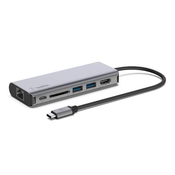 Plugable 2-in-1 USB Splitter with Dual USB 2.0 Ports, Compatible with  Windows, Linux, macOS, Chrome OS, USB Multiport Hub for Laptops