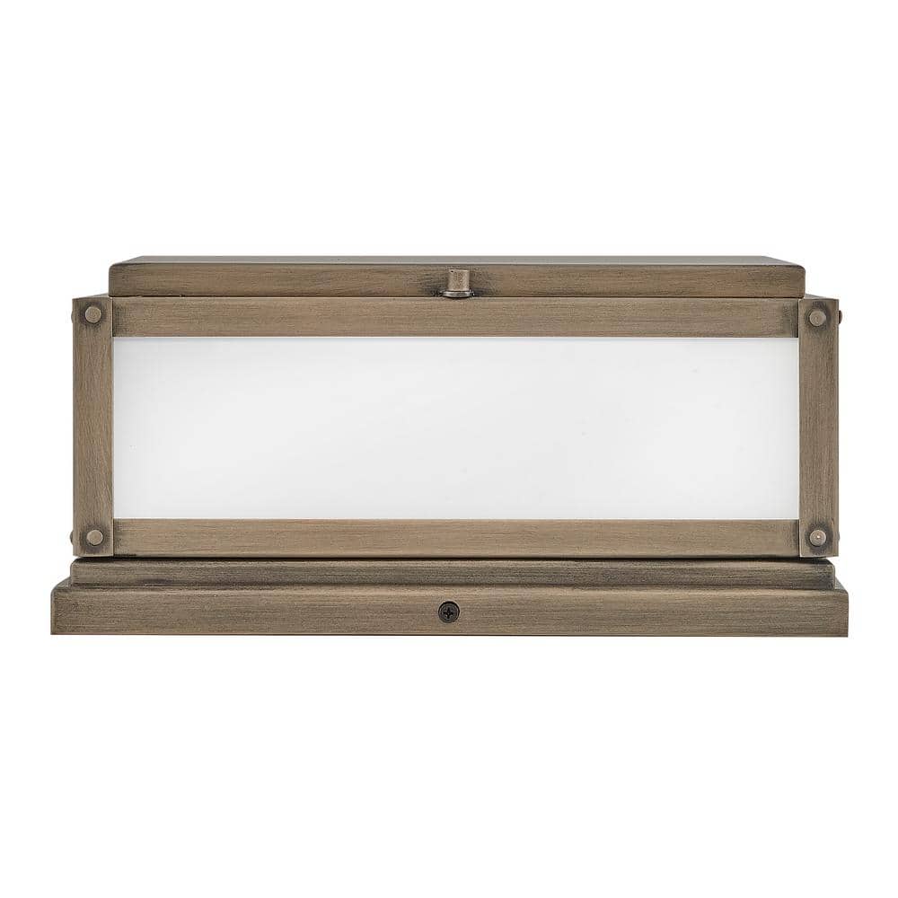 Max Burnished Bronze Outdoor Pier Mount Light