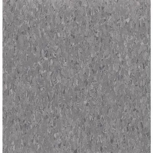 Take Home Sample - Imperial Texture VCT Charcoal Standard Excelon Commercial Vinyl Tile - 5 in. x 7 in.