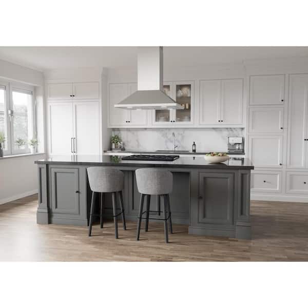 Zephyr Napoli Connect 36 in. 700 CFM Convertible Island Mount