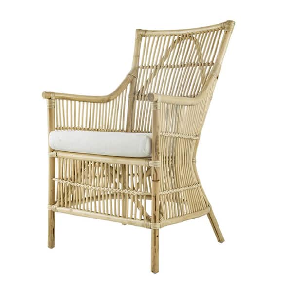 A & B Home Yellow, White Arm Chair