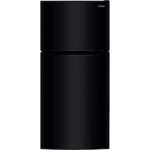 30 in. 18.3 cu. ft. Top Freezer Refrigerator in Black