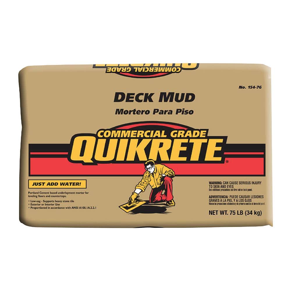 Quikrete 75 lbs. Deck Mud 15476 - The Home Depot