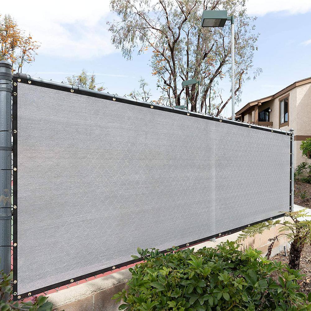 Cubilan 4 ft. x 50 ft. Fence Privacy Screen Windscreen Cover Netting ...