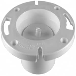 Charlotte Pipe 4 in. x 3 in. Adjustable DWV TW Closet Flange PVC 01800K ...