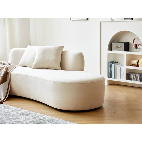 US Pride Furniture Harcane 91 in. Armless 4-Seat Half-Moon Shaped