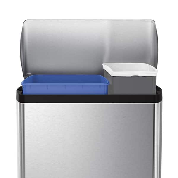 simplehuman 9 Gal. Custom Fit Trash Can Liner, Code H (60-Count) (3-Packs  of 20 Liners) CW0258 - The Home Depot
