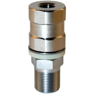 Super-Duty CB Stud Stainless Steel SO-239 with All Thread and Contact Pin