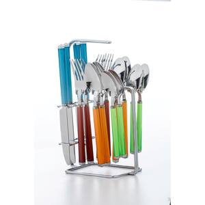 Riant Multicolor 16-Piece Flatware Set with Rack (Service for 4)