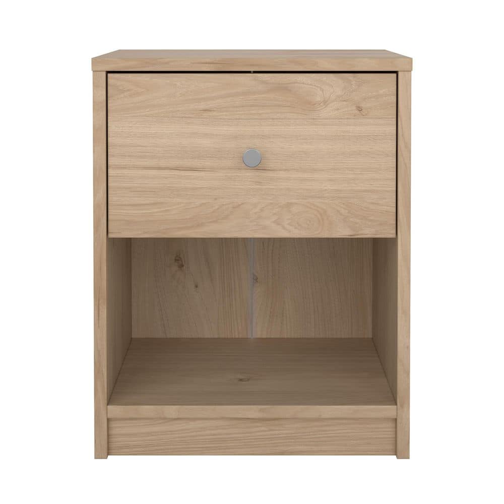 Jackson Hickory 1 Drawer and 1 Shelf Nightstand