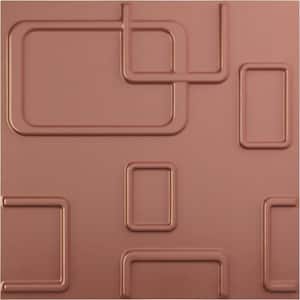 19 5/8 in. x 19 5/8 in. Odessa EnduraWall Decorative 3D Wall Panel, Champagne Pink (Covers 2.67 Sq. Ft.)
