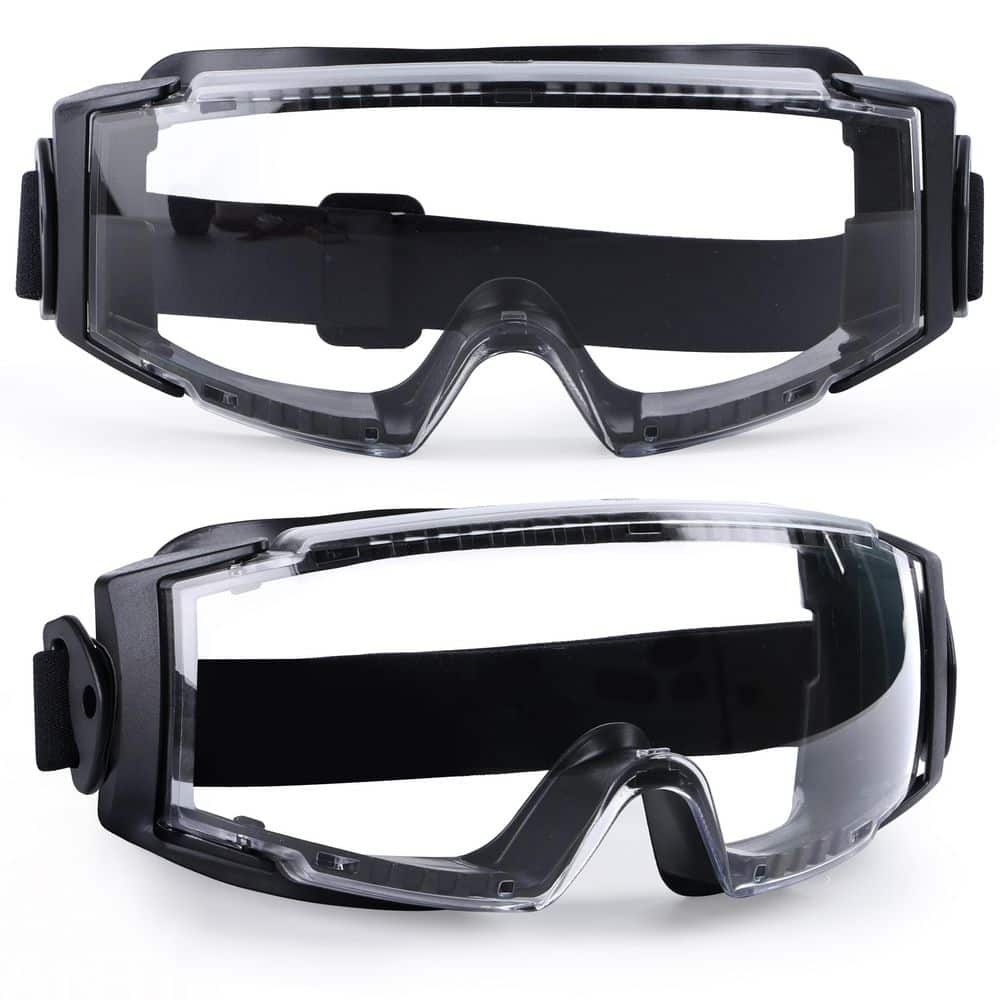 SplashPro Safety Goggles Over Glasses, ANSI Z87.1 Eye Protection with Anti-Fog, Anti-Scratch and UV400 Lenses (2-Pack) price history on PriceWatchPro