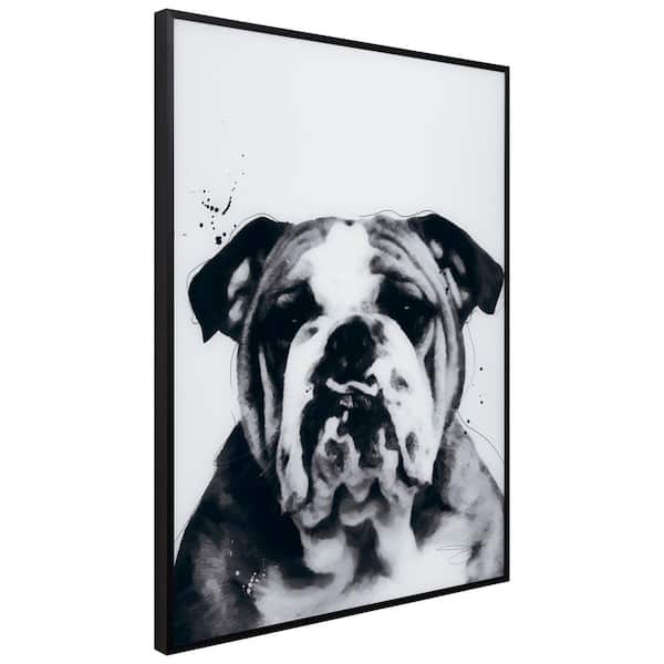 Empire Art Direct Beagle B and W Pet Paintings on Printed Glass