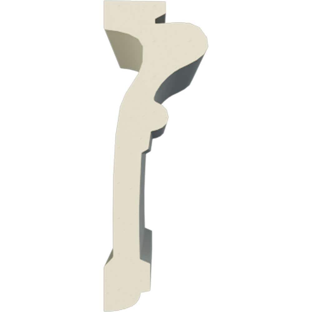 Ekena Millwork Elsinor 4.88'' H x 96'' W x 1.625'' D Urethane Bracket / Corbel