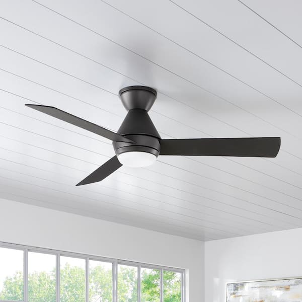 Emery 56 in. LED Natural Iron Ceiling Fan with Remote Control