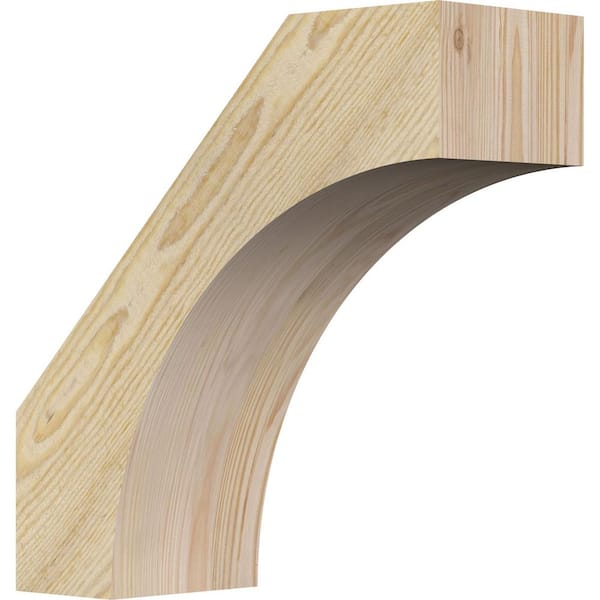 Ekena Millwork 6"W x 16"D x 16"H Westlake Rough Sawn Knee Brace, Douglas Fir