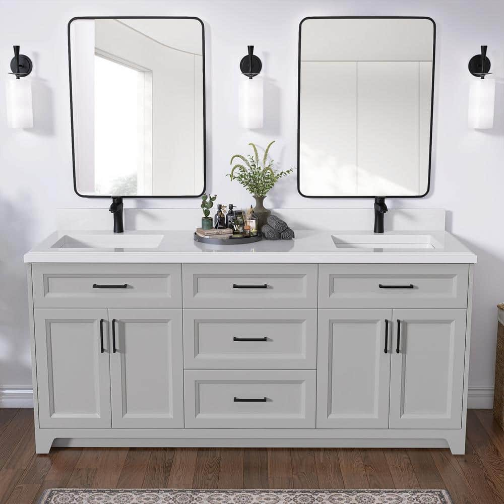 Ntq 72 In. W X 21.5 In. D X 33.5 In. H Bath Vanity Cabinet Without Top 