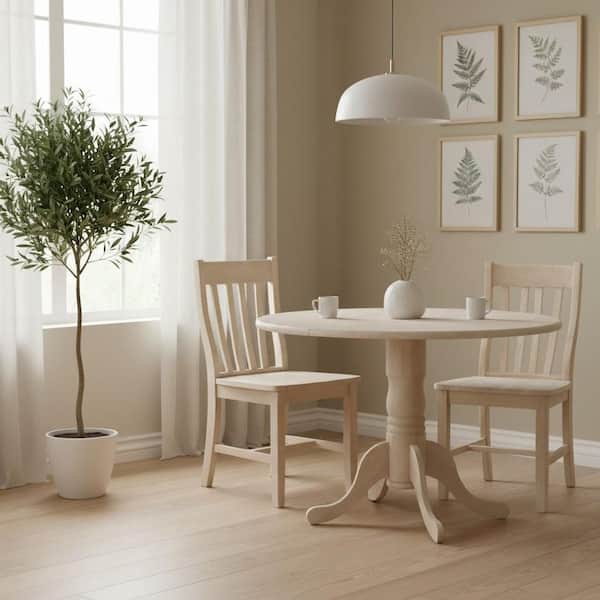 International Concepts Unfinished Wood Dining Chair (Set of 2)