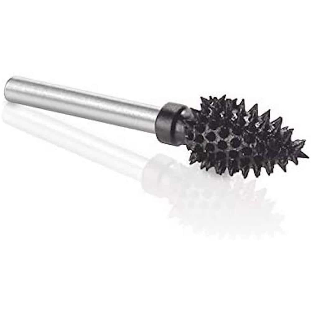 Flame Burr, 1/8 in. Shaft, Head Diameter 1/4 in. x Head Length 1/2 in., Tungsten Carbide Teeth, Very Coarse price history on PriceWatchPro