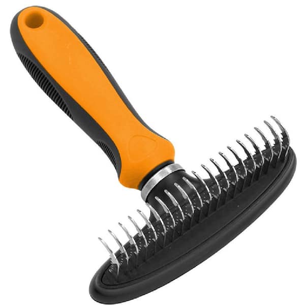 Flex Series Undercoat Dematter Grooming Pet Rake Orange