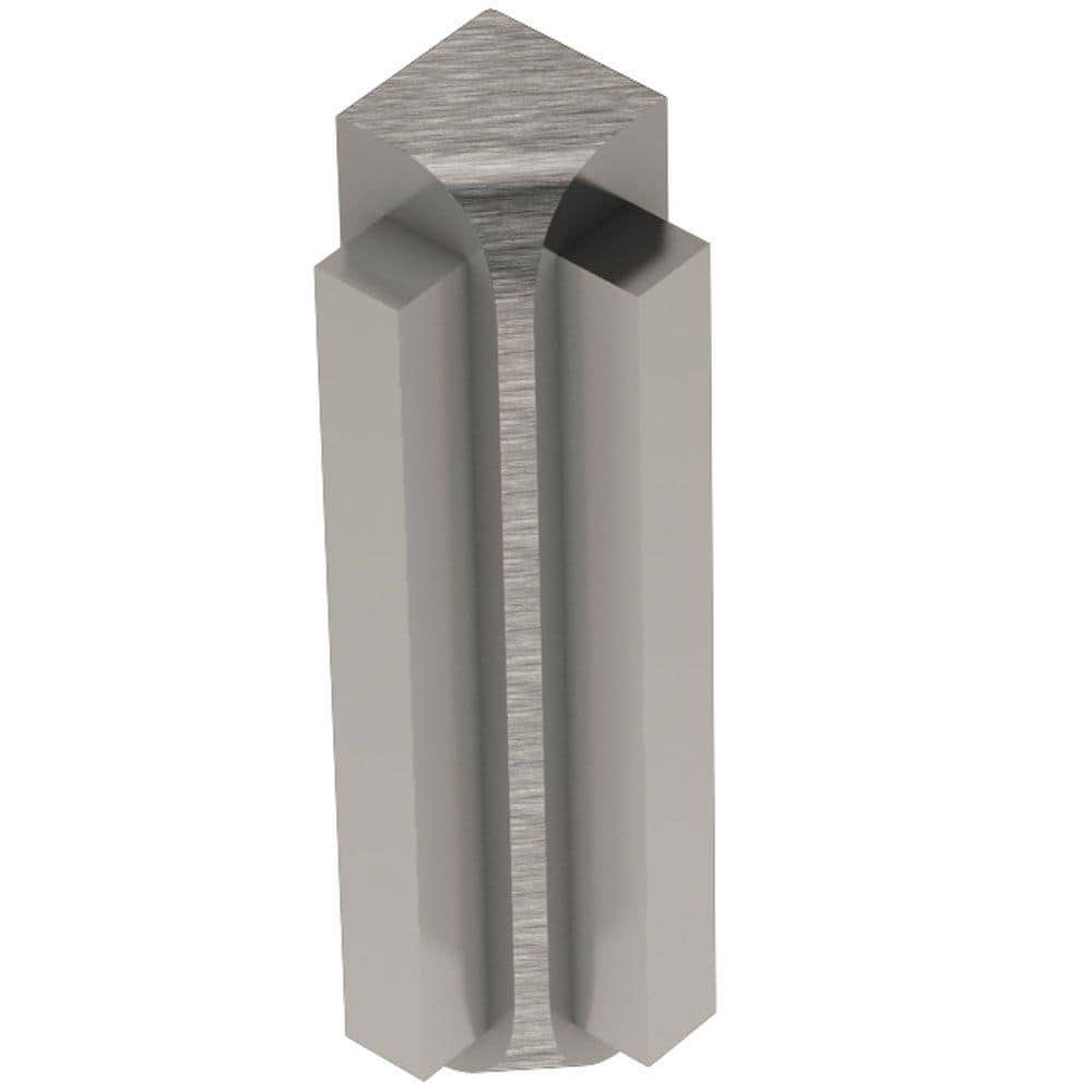 Rondec-Step Brushed Nickel Anodized Aluminum 1/2 in. x 2 in. Metal 90° Inside Corner price history on PriceWatchPro