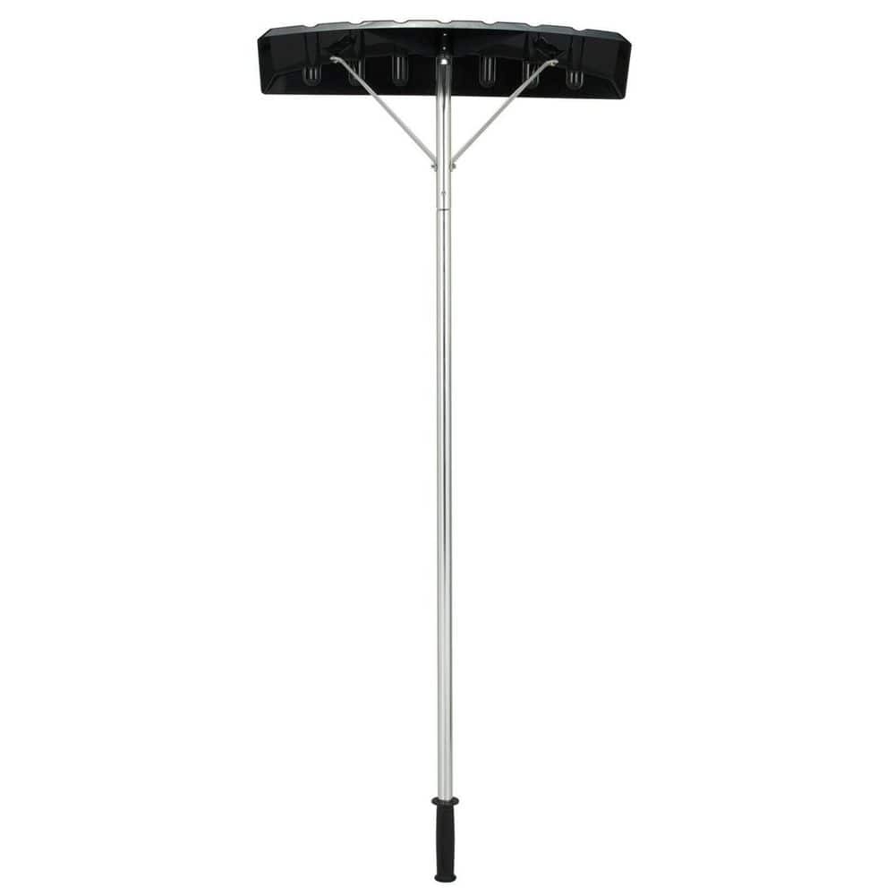 WELLFOR 240 in. Aluminum Snow Roof Rake with Extendable and Anti-slip  Handle NP-HGY-10215 The Home Depot