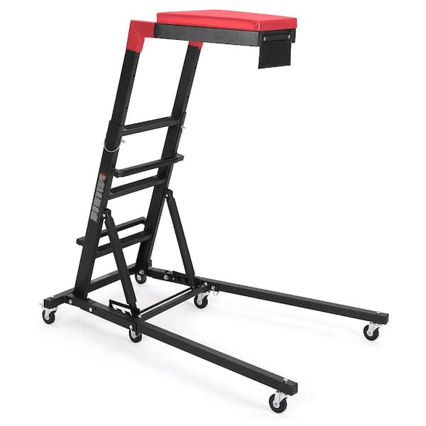 Heavy Duty 400LBS Adjustable Height 48"-68" Topside Engine Creeper for Cars,Trucks,and Lifted Vehicles