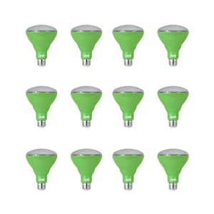 9-Watt Equivalent BR30 Medium E26 Non-Dimmable Indoor and Greenhouse Full Spectrum Plant Grow LED Light Bulb (12-Pack)