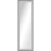 PTM Images Large Rectangle Stainless Silver Art Deco Mirror (52.5 in. H x 16.5 in. W) 5-13950 ...