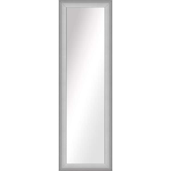 Ptm Images Large Rectangle Stainless, White And Silver Over The Door Mirror
