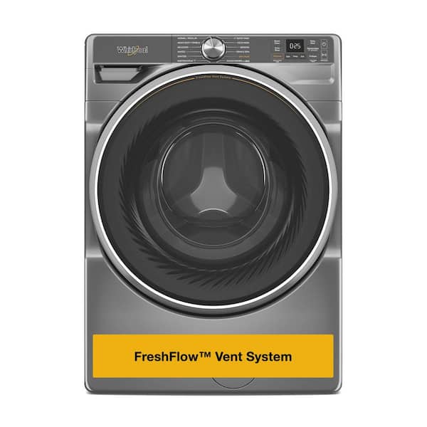5.0 cu. ft. Front Load Washer in Radiant Silver with Fresh Flow Vent System