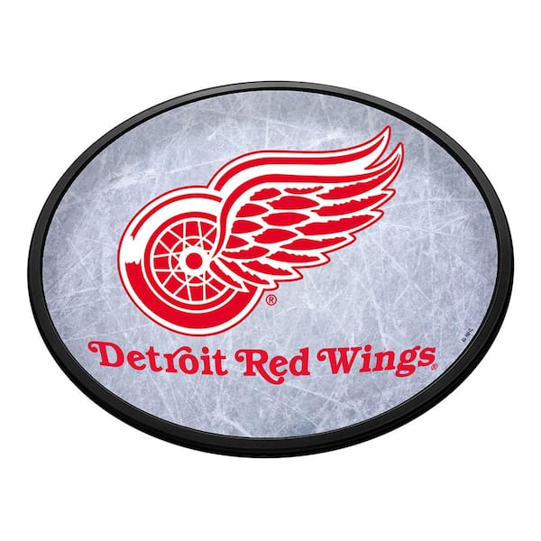 Detroit Red Wings Ice Rink - Oval Slimline Lighted Wall Sign