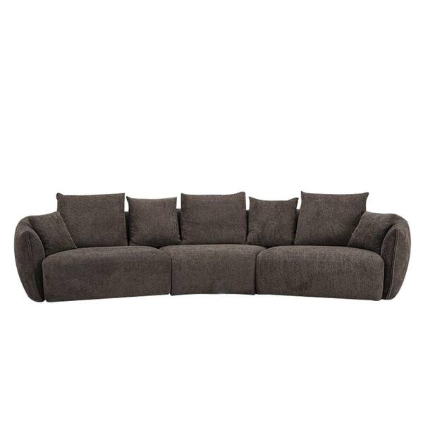 Acme Furniture Bash 42 in. Round Arm Chenille Rectangle No