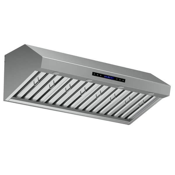 Palazzo 48 in. Wall Mounted Range Hood in Stainless Steel