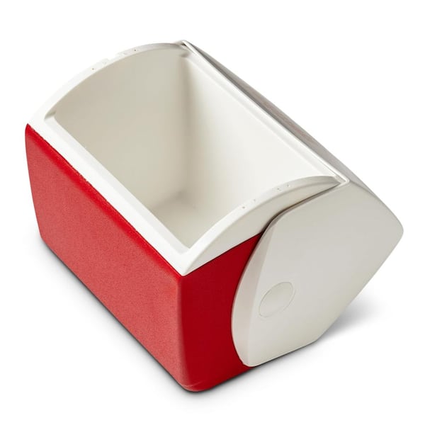 11.7 x 8.3 x 12IN 7-Quart HDPE Hard-Shell Insulated Cooler, Ice Chest for Drinks & Food, Red