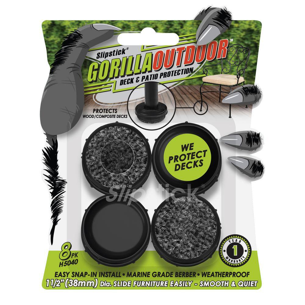 Gorilla Floor Protection Gorilla Outdoor Wrought Iron Caps Berber H5040