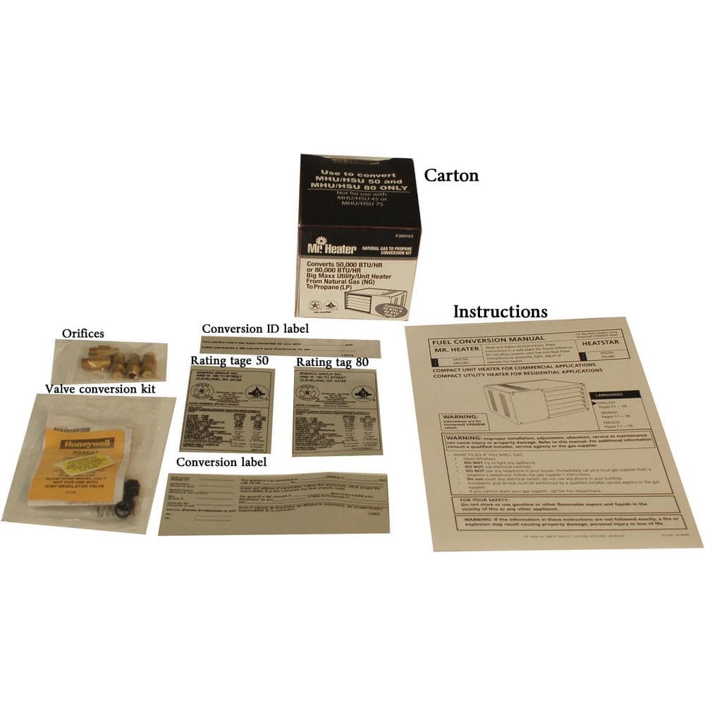 Mr. Heater Big Maxx Natural Gas to Liquid Propane Fuel Conversion Kit